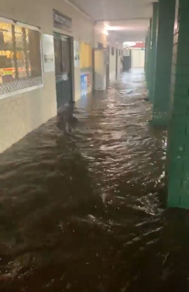 Flash flooding has hit the small Victoria Hwy town of Timber Creek. Picture: Timber Creek Hotel