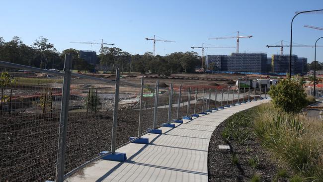 The Commonwealth Games Village under construction at Parklands.