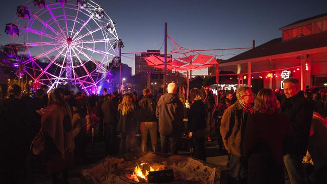 Dark Mofo’s Winter Feast is popular with locals and visitors alike.