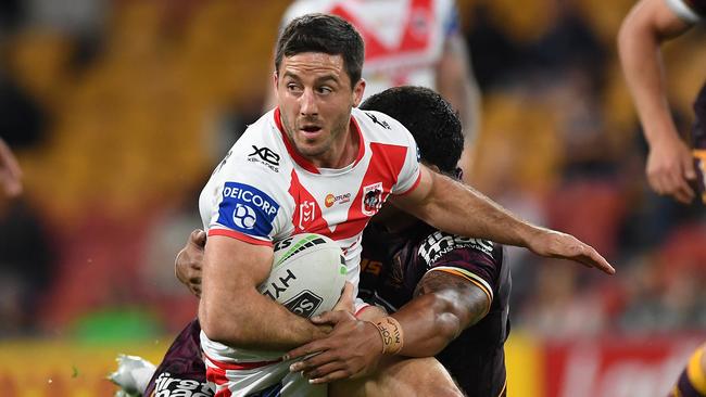 Ben Hunt would welcome a reunion with former Broncos coach Anthony Griffin at the Dragons. Picture: Getty Images