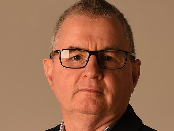 New Sunday Mail columnist Matthew Abraham. Studio photo. Headshot. Pic: Tricia Watkinson.