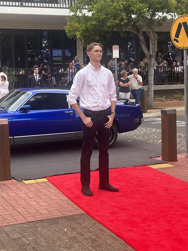 The students arrive at Urangan State High School's formal.