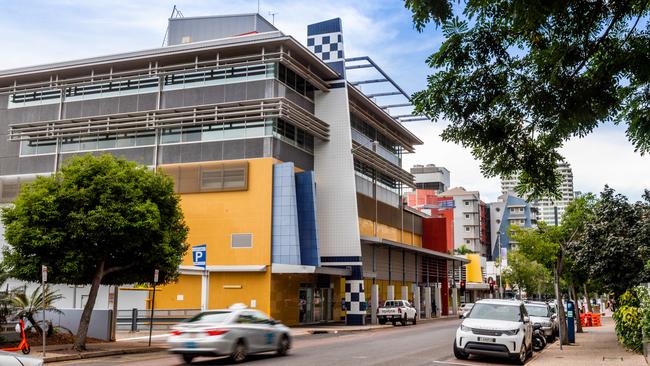 The Darwin watch house is closed due to COVID-19 and as a result pressure has been put on the Palmerston watch house with police having to travel longer to book and process prisoners. Photograph: Che Chorley