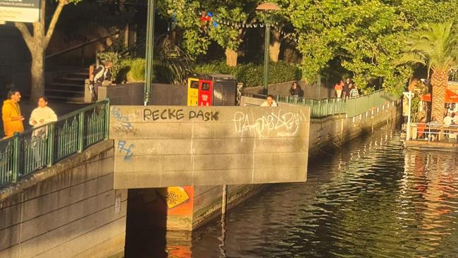 Graffiti is making Melbourne look dirty and unsafe, it’s claimed. Picture: Supplied