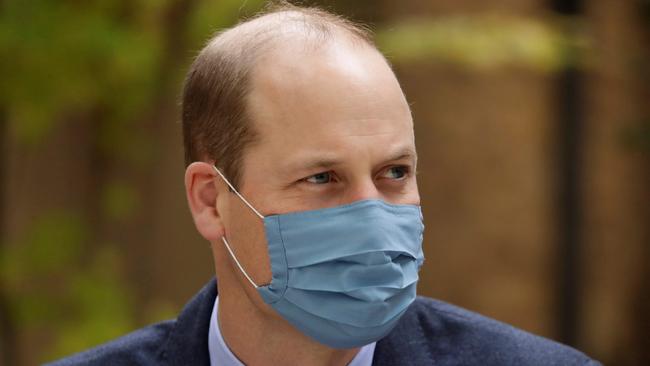 Prince William at St Bartholomew's Hospital in London. Picture: AFP