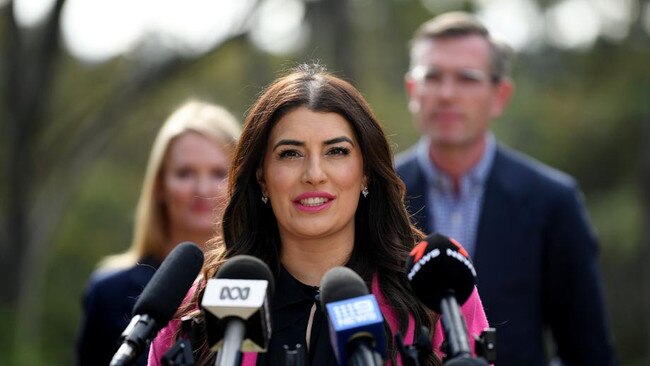 The Premier has dumped Eleni Petinos as a member of his cabinet. Picture: AAP