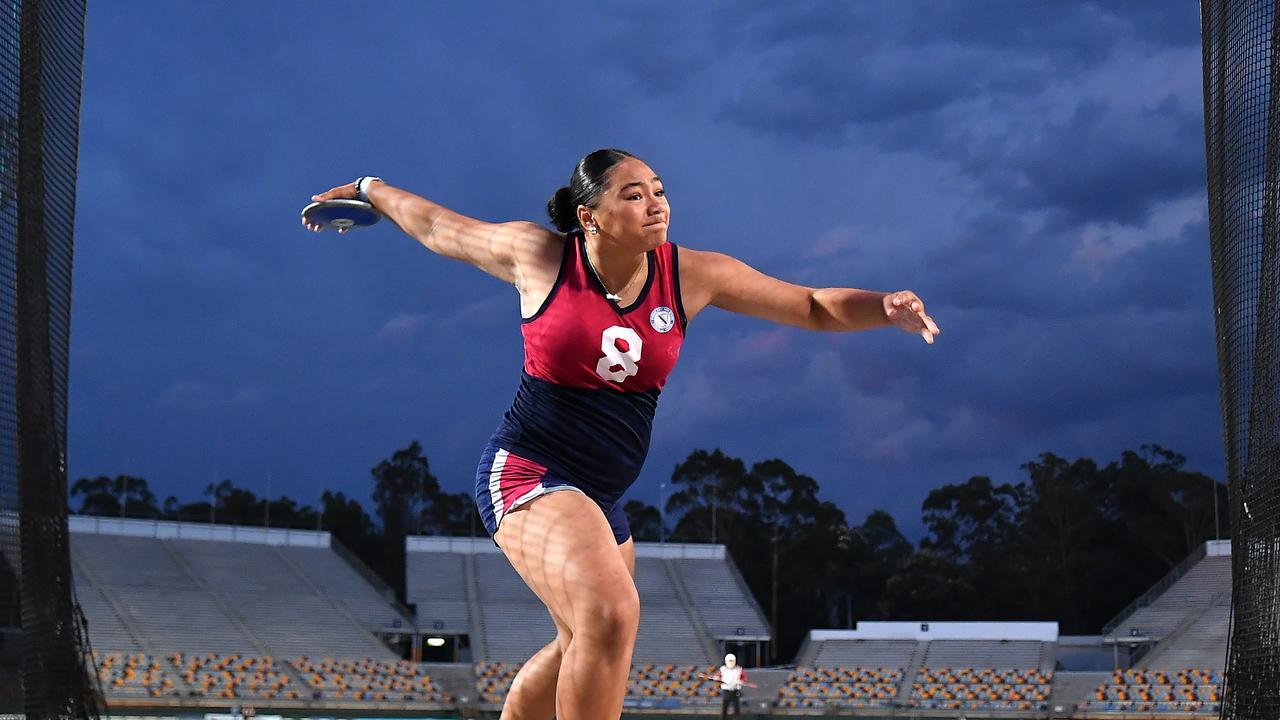 The Queensland All Schools track and field championships at QSAC. Thursday October 31, 2024. Picture, John Gass