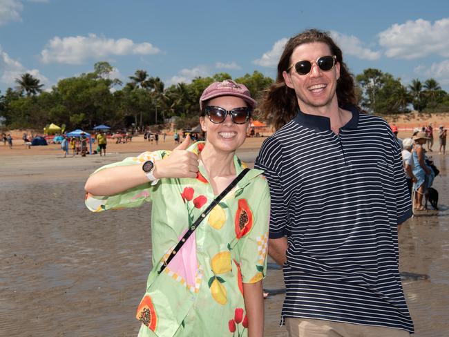 Darwin Beer Can Regatta at Mindil Beach, 2024. Picture: Pema Tamang Pakhrin