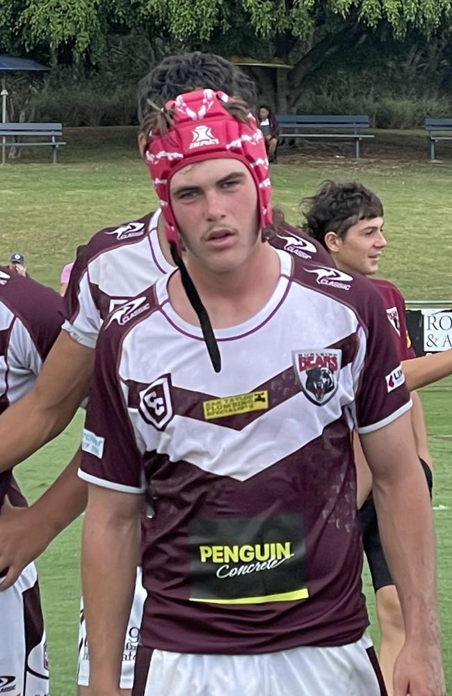 Seth Gundry leaves the field after his team's win.