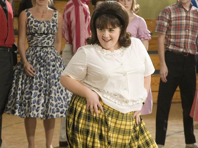 Nikki Blonsky as Tracy Turnblad in a scene from 2007 film 'Hairspray'