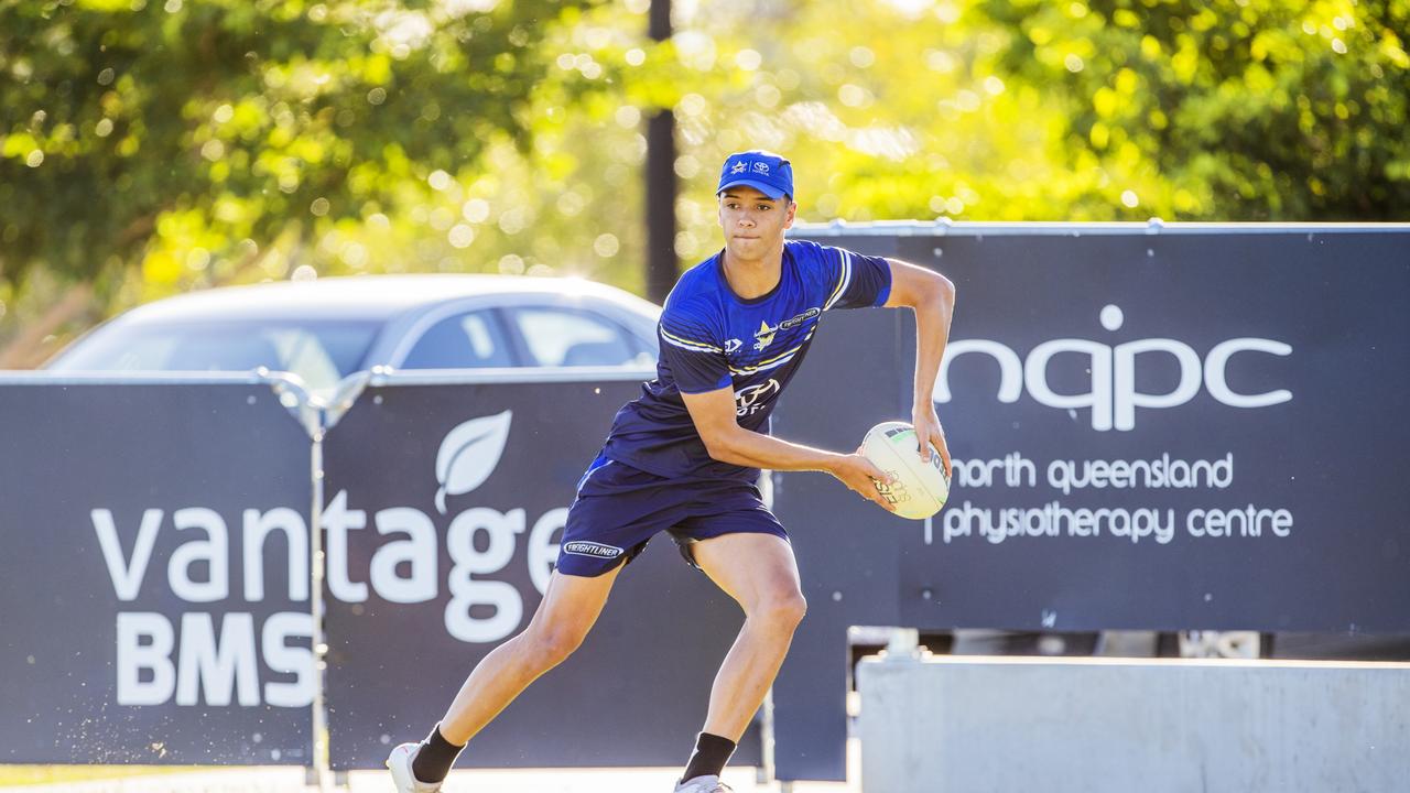 North Queensland Young Guns' Kohen Briggs during pre-season. Picture: Cowboys Media