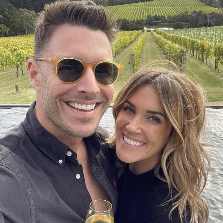 Ms Love and husband Lee Elliott, who she met as the Bachelorette. Picture: Instagram.