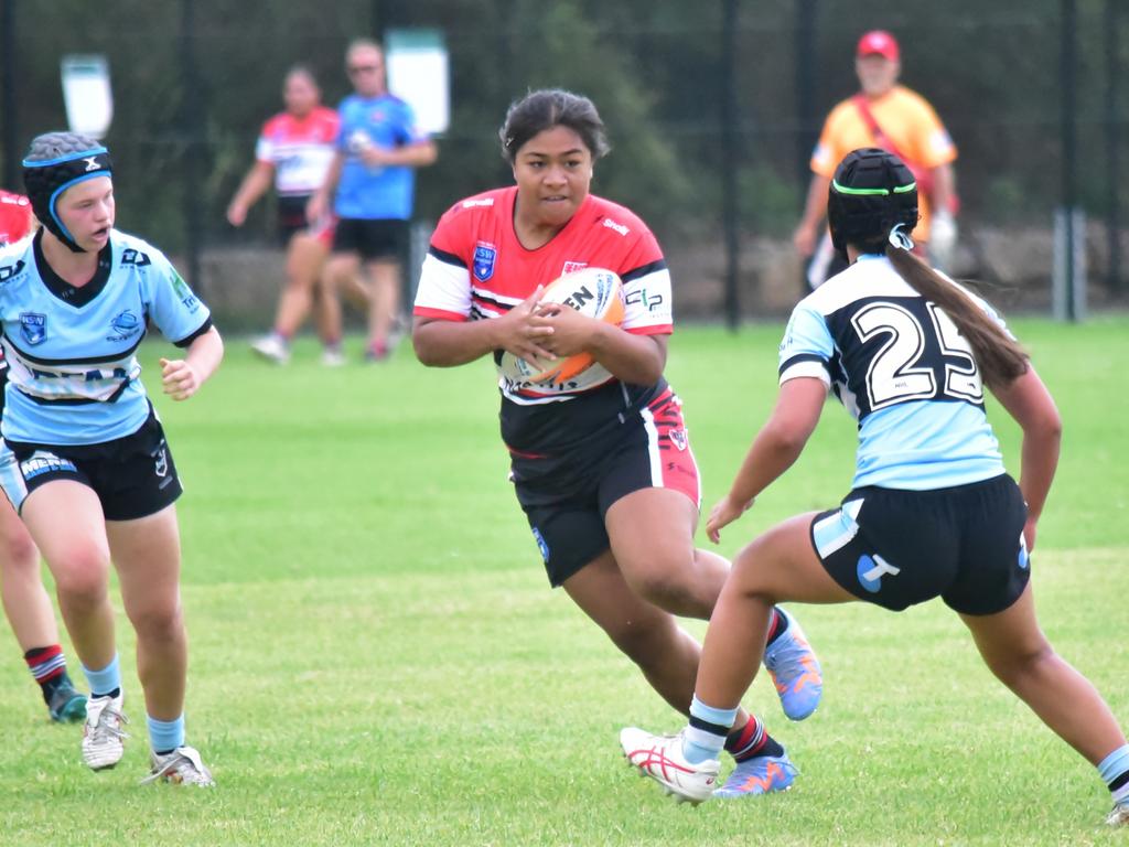 Kathreen Siale of the North Sydney Bears Lisa Fiaola Cup side. Picture: James Baird