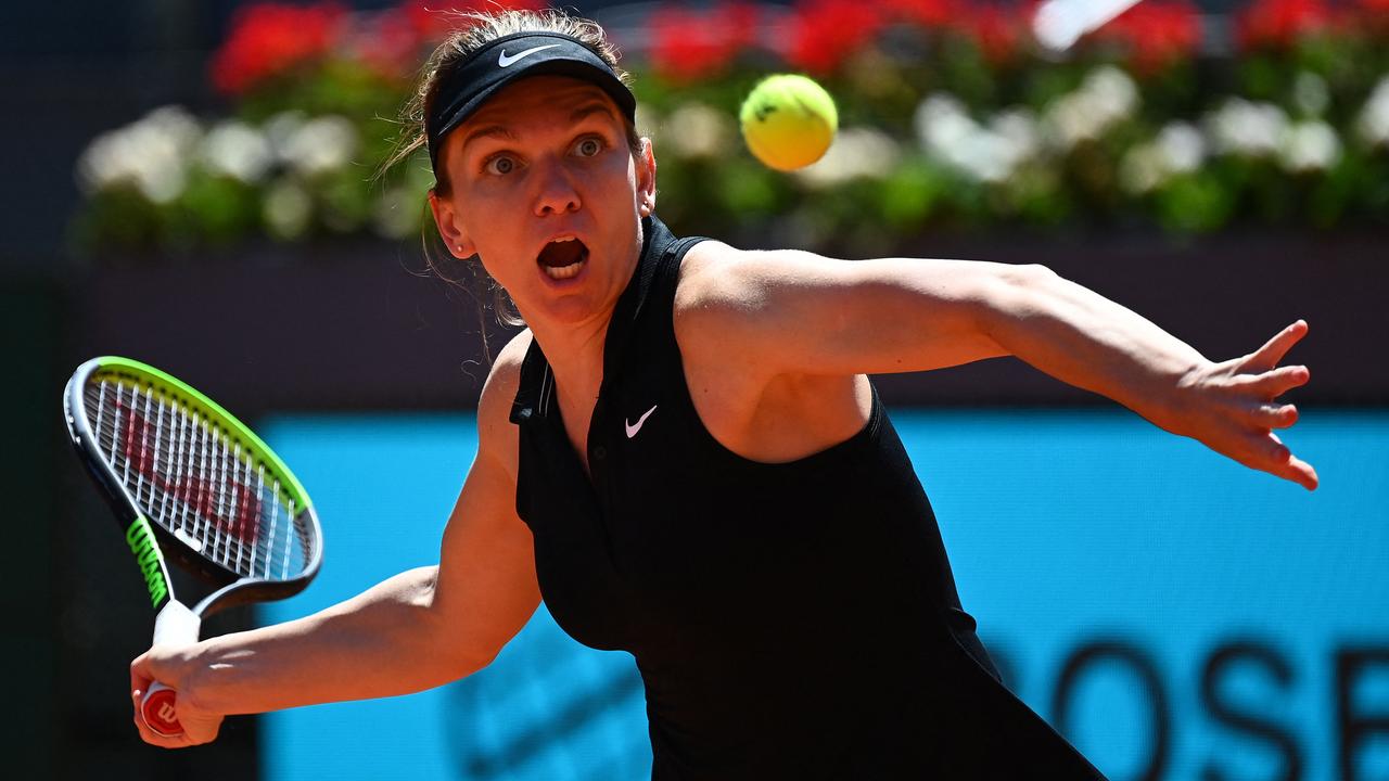 Romania’s Simona Halep is due to arrive in Australia on Monday ahead of the summer of tennis. Picture: AFP