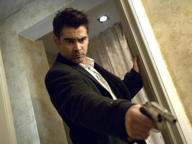 Colin Farrell in a scene from 2008 film In Bruges.