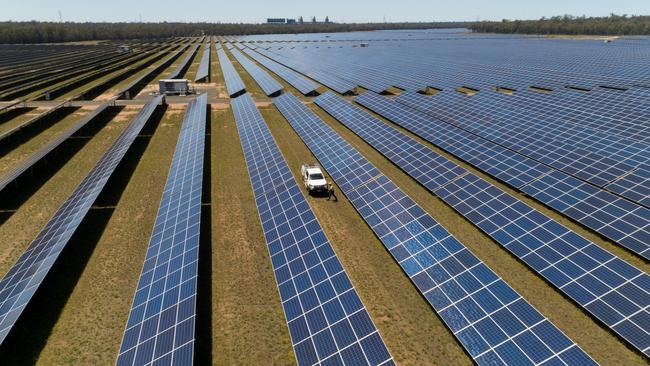 A solar farm in Queensland’s Darling Downs.