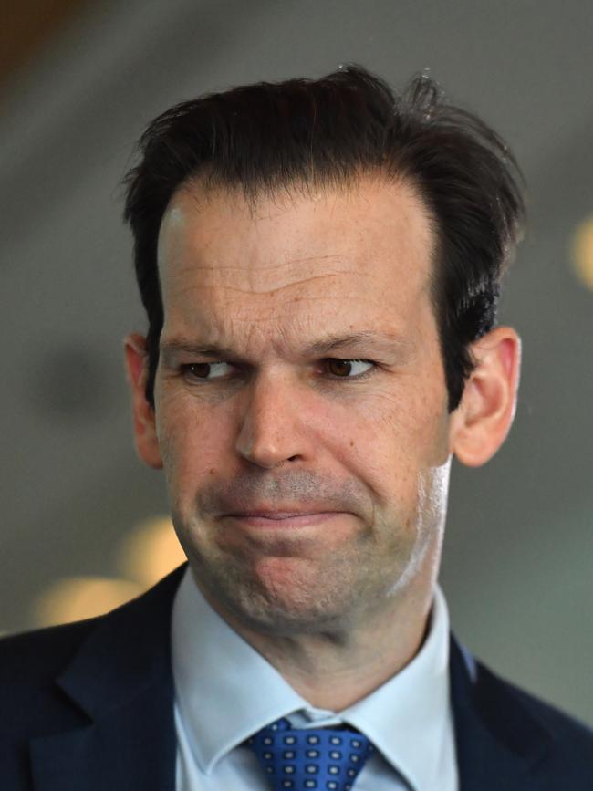 As was Nationals Senator Matt Canavan. Picture: Mick Tsikas