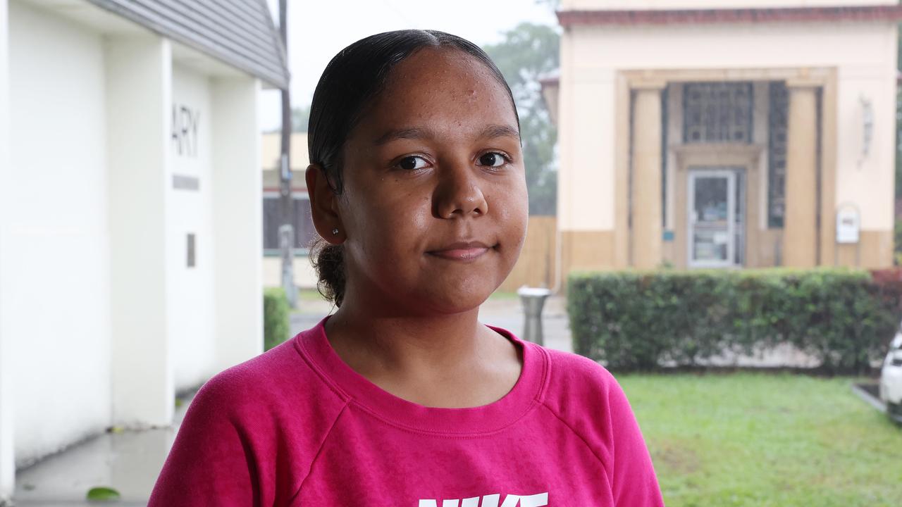 Mayarna Donahue was rescued from the Mossman St flood at 2:30am. Picture: Liam Kidston