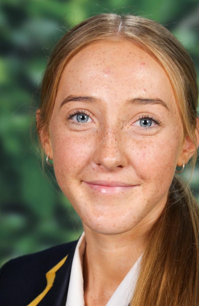 Sophie Saunders, Redlands College captain. Picture: Contributed