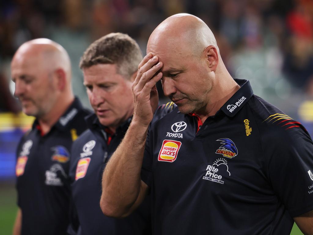 Matthew Nicks is facing a crunch season in his tenure as Crows coach.