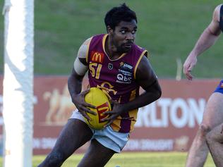 SPORT - WAFL, East Perth Royals vs Subiaco Lions, Medibank Stadium, Leederville. Photo by Daniel Wilkins. PICTURED- Subiaco's Liam Ryan