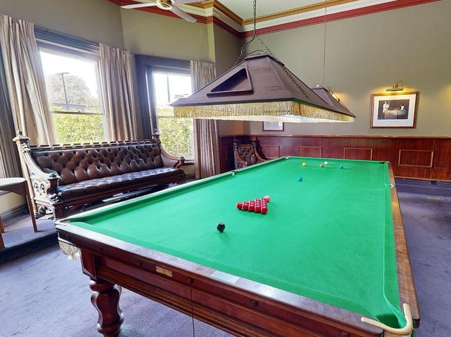 It boasts an array of sporting facilities including a billiard room. Picture: Supplied