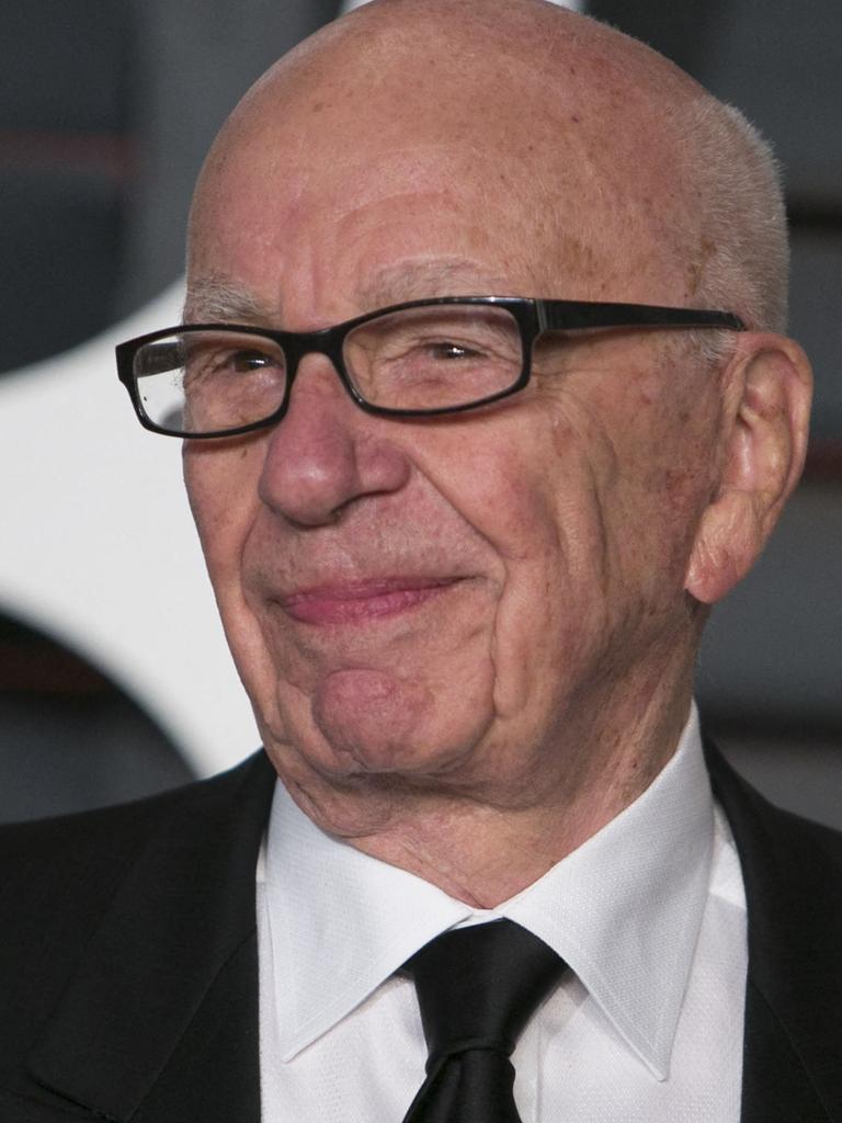 Rupert Murdoch at the 2015 Vanity Fair Oscar Party in Beverly Hills. Picture: Adrian Sanchez-Gonzalez / AFP