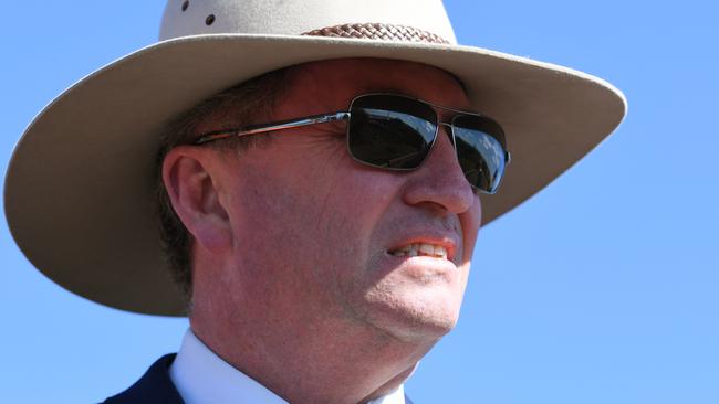 Barnaby Joyce will now have to run an a by-election. Picture: Lukas Coch.