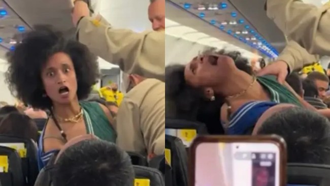 Us Woman Goes Absolutely Nuts As Shes Dragged Off Spirit Airlines