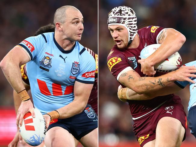 (L-R) Dylan Edwards and Kalyn Ponga. Picture: NRL Imagery