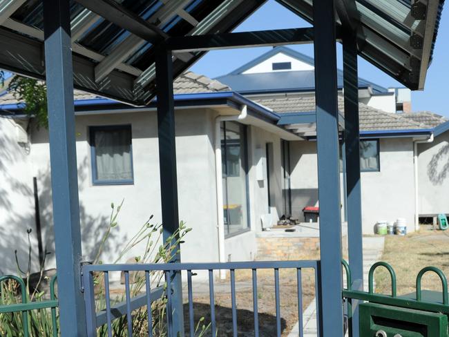 The house at 209 Westall Rd Clayton South where police believe a woman was murdered yesterday. Picture: Andrew Henshaw