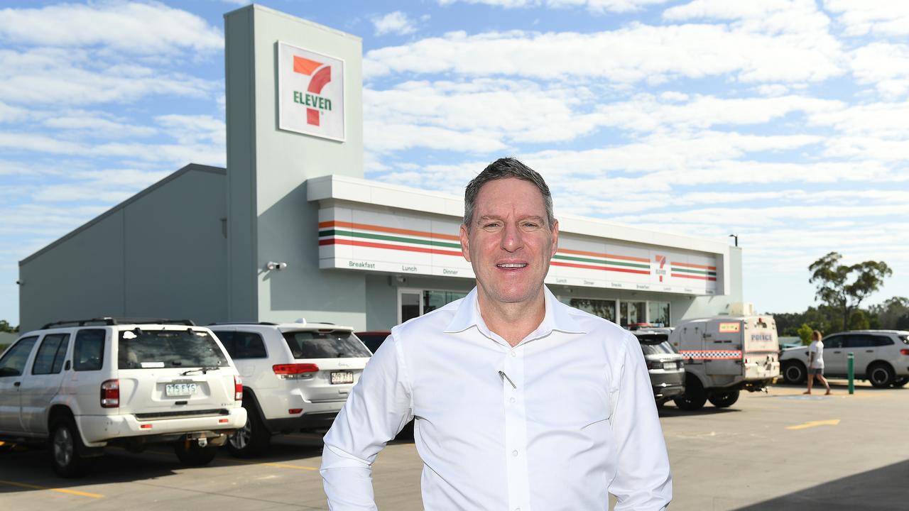 Colliers Managing Director Peter Wheeler outside the Bushland Beach 7-Eleven. Picture: Shae Beplate.