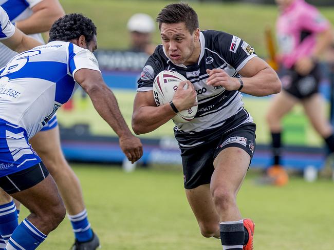 Burleigh’s Regan Muir in action for Tweed in 2018. Picture: Jerad Williams