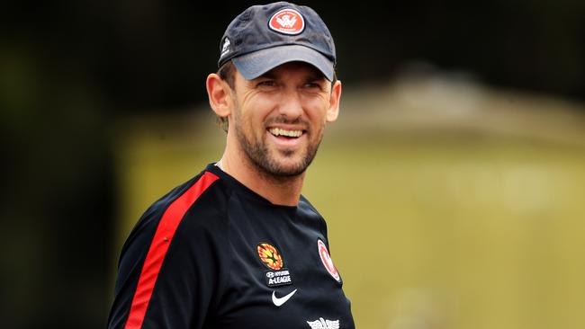 Tony Popovic during Western Sydney Wanderers training at Blacktown International Sportspark, Rooty Hill. pic Mark Evans