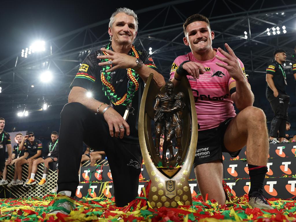 Is the Panthers dynasty over? Punters are tipping the Melbourne Storm to go all the way in 2025. Picture: Getty Images