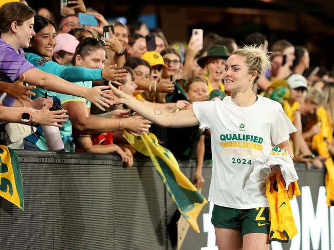 Ellie Carpenter and the Matildas won over the nation at the World Cup. Picture: Kelly Defina/Getty Images