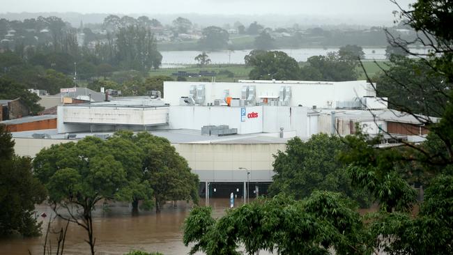 Heavy rain continues to batter the NSW mid north coast causing major flooding. Kempsey. Picture: Nathan Edwards