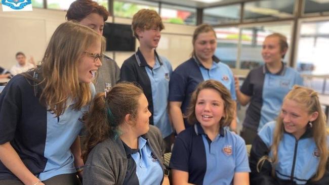 Students of Maryborough State High School.