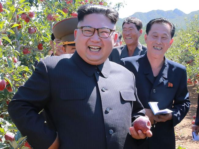 North Korean leader Kim Jong-un has issued another warning. Picture: AFP