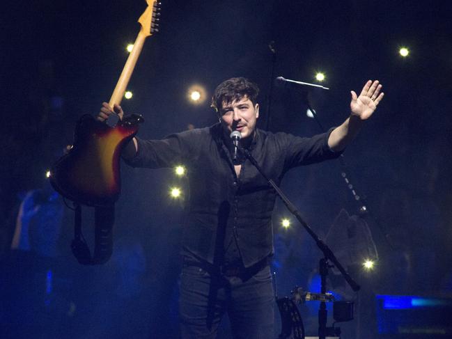 Marcus Mumford of Mumford &amp; Sons are doing the outdoor circuit. Pic: Owen Sweeney/Invision/AP