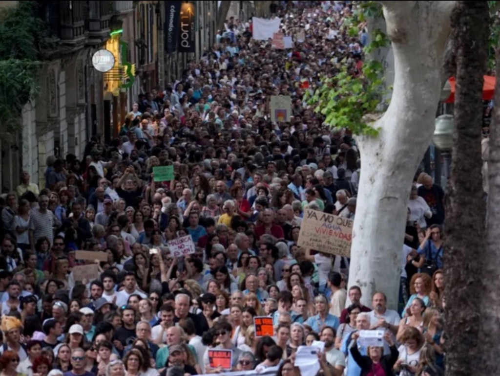 It’s thought around 10,000 attended the march with organisers saying ‘this is just the start’. Picture: Solarpix