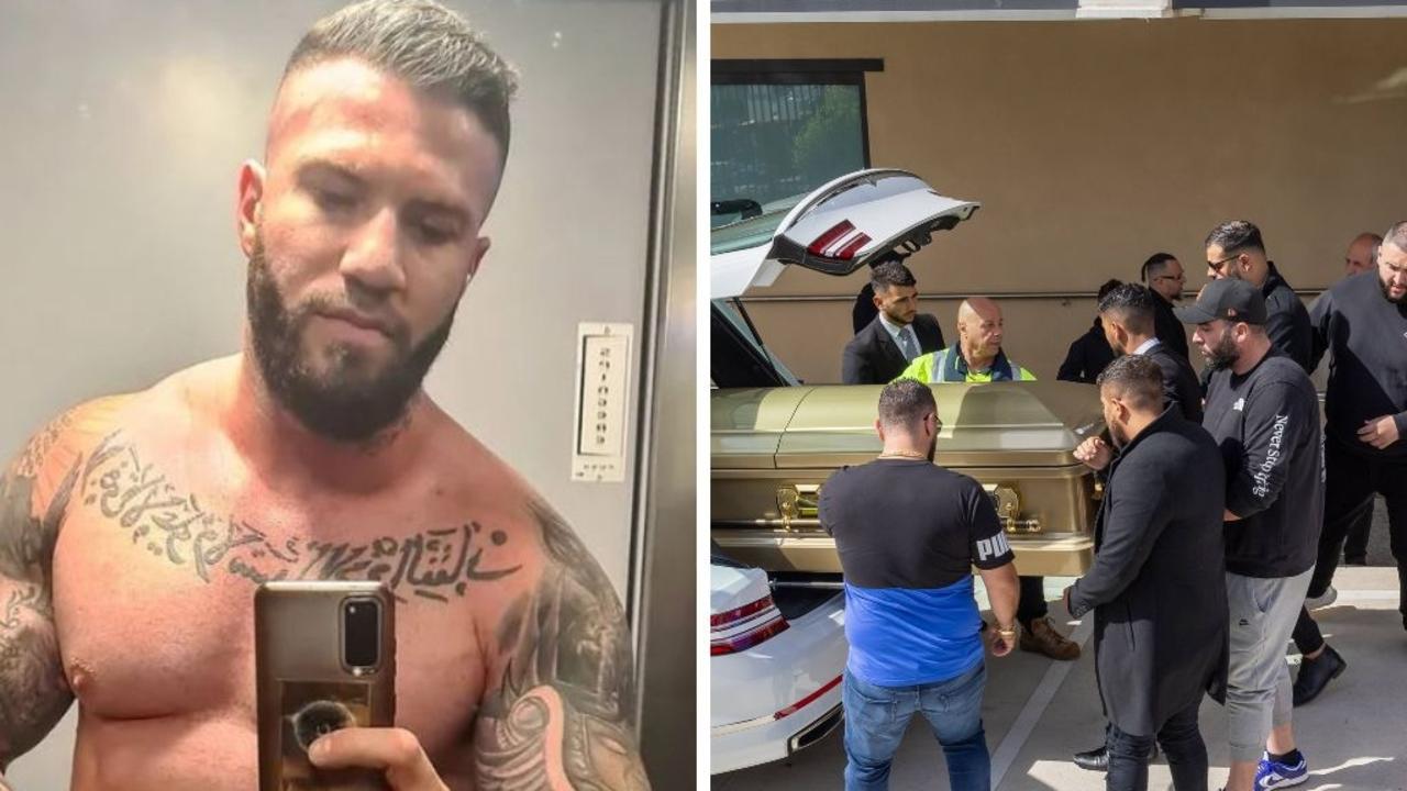 Body of slain Punisher arrives in gold coffin