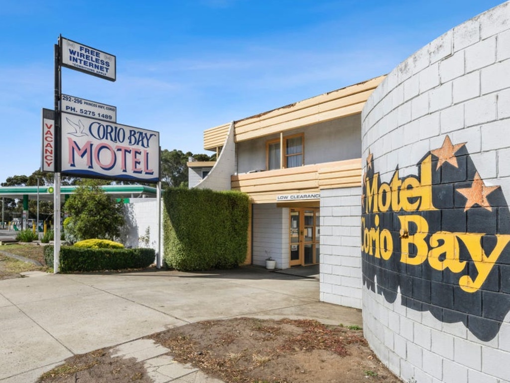 Looking for a place to crash between Melbourne and Geelong? The Corio Bay Motel is the first one you’ll find along the way. Picture: Supplied