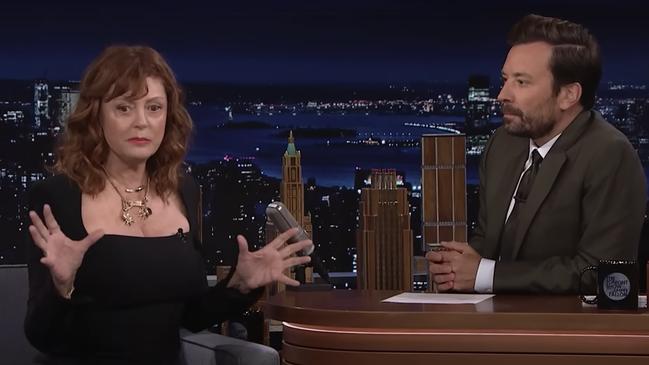 Susan Sarandon made the casual reveal on Jimmy Fallon's show.