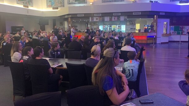 The Queensland Football School information night held at the Italo-Asutralian Club at Clear Island Waters.