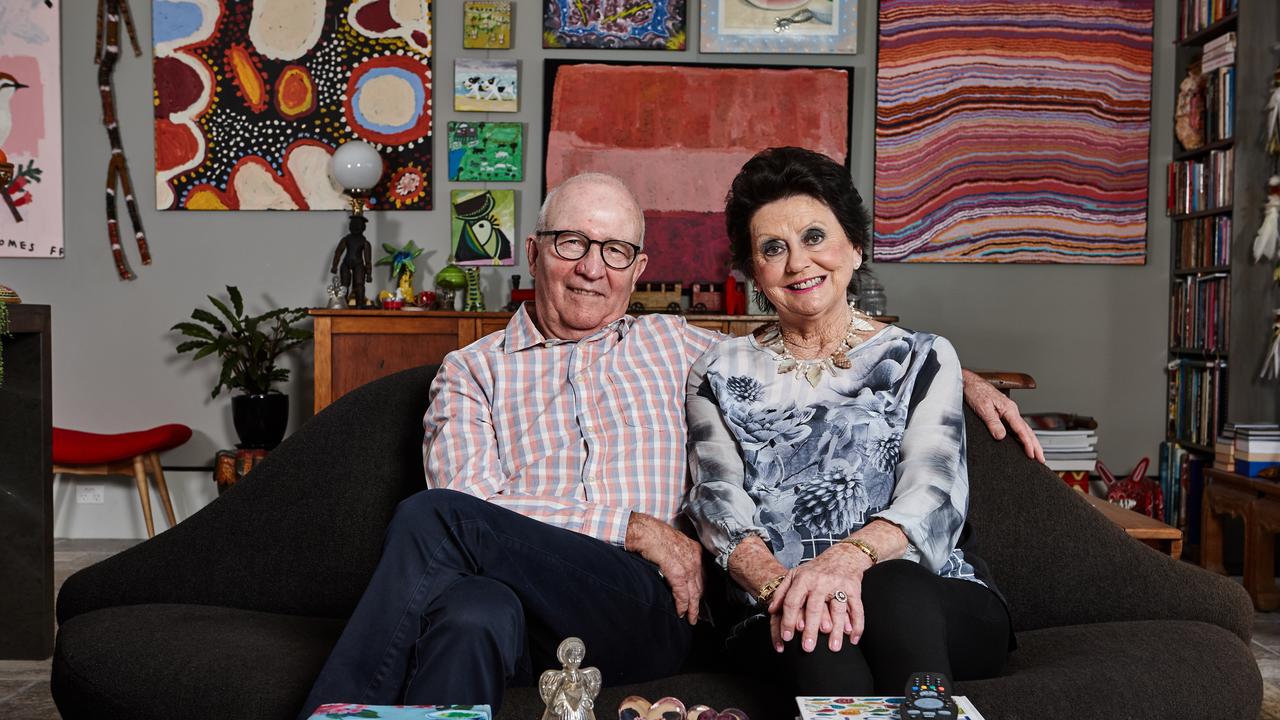 Mick and Di’s passion for art is on full display in their home.