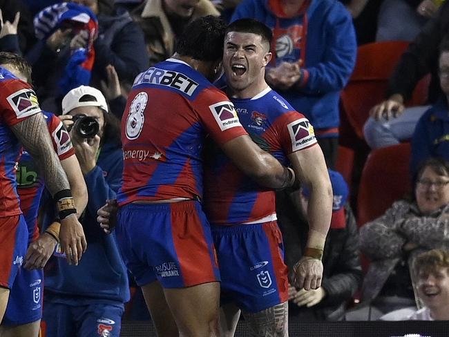 Bradman Best. NRL- R17 Knights v Eels at McDonald Jones Stadium .Picture: NRL Photos/Gregg Porteous