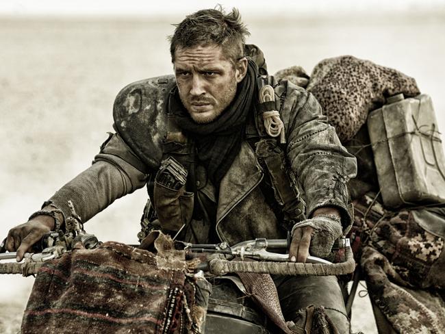 Hardy as Mad Max in the film ‘Mad Max — Fury Road’. Picture: Supplied