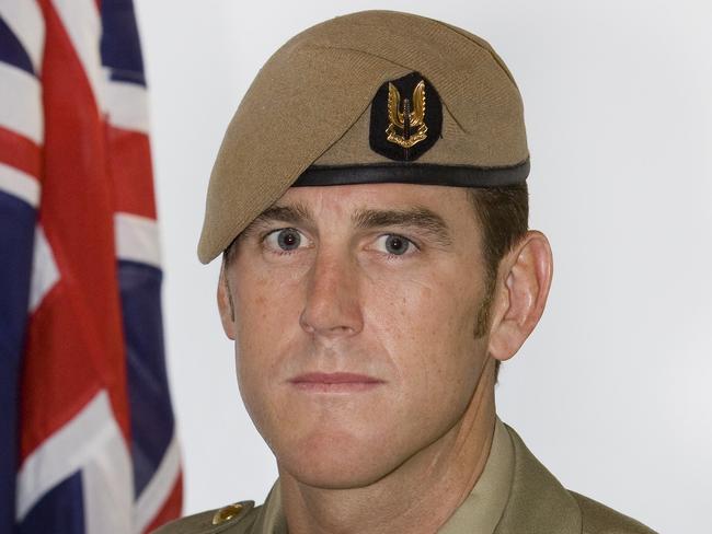 Australian Army soldier Corporal Benjamin Roberts-Smith, VC, MG, official portrait. *** Local Caption *** The Governor-General of the Commonwealth of Australia held an investiture ceremony at Campbell Barracks in Perth to award a Victoria Cross for Australia to Corporal Benjamin Roberts-Smith, VC, MG, on 23 January 2011.  Corporal Benjamin Roberts-Smith, VC, MG, from the Special Air Service Regiment was awarded the Victoria Cross for Australia for his gallantry under fire during operations in Afghanistan in June 2010.    Present at the ceremony were the Governor-General of the Commonwealth of Australia, Her Excellency Ms Quentin Bryce AC; Prime Minister of Australia the Hon. Julia Gillard MP; Leader of the Opposition the Hon. Tony Abbott MP; Minister for Defence the Hon. Stephen Smith MP; Minister for Defence Science and Personnel the Hon Warren Snowdon MP; Governor of Western Australia, His Excellency Dr Ken Michael AC; Premier of Western Australia the Hon. Colin Barnett MLA; Ambassador of the Islamic Republic of Afghanistan, his Excellency Dr Amanullah Jayhoon; Member for Curtin the Hon. Julie Bishop MP; Chief of the Defence Force, Air Chief Marshal Angus Houston AC AFC; Chief of Army, Lieutenant General Ken Gillespie AO DSC CSM; and Special Operations Commander Australia, Major General Gus Gilmore DSC.  The Victoria Cross for Australia is our highest honour. It is only awarded to those who display the most conspicuous gallantry and daring in the face of the enemy. Corporal Benjamin Roberts-Smith, VC, MG, becomes the 98th Australian recipient of the award and the second recipient of the Victoria Cross for Australia since it was instituted in 1991. Picture: Department of Defence