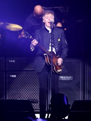 Paul McCartney rocked Sydney. Picture: David Swift.